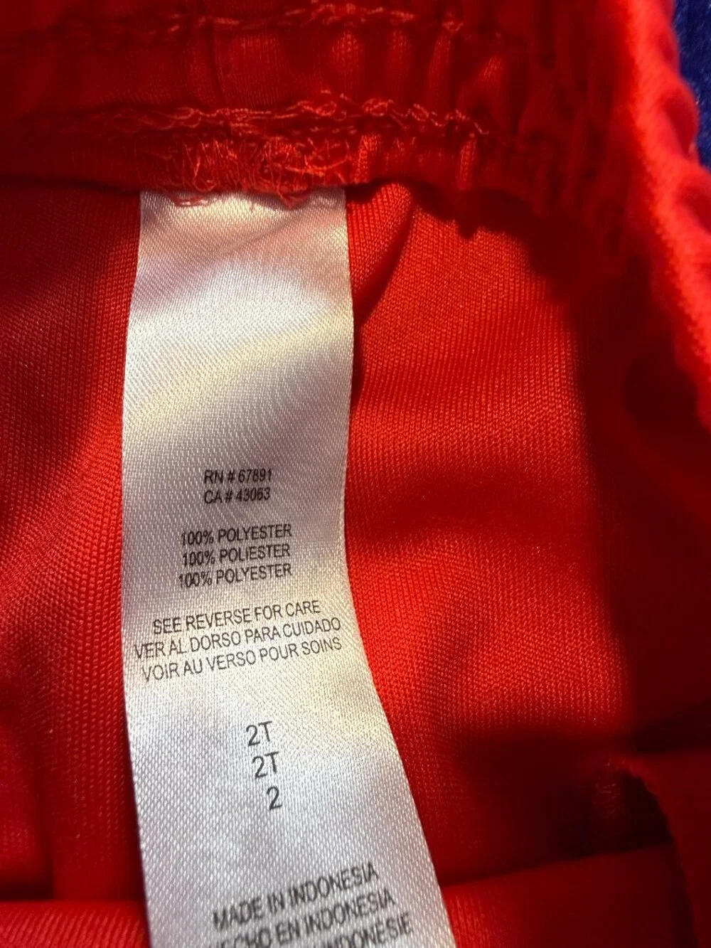 Red New England Patriots Polyester Pants